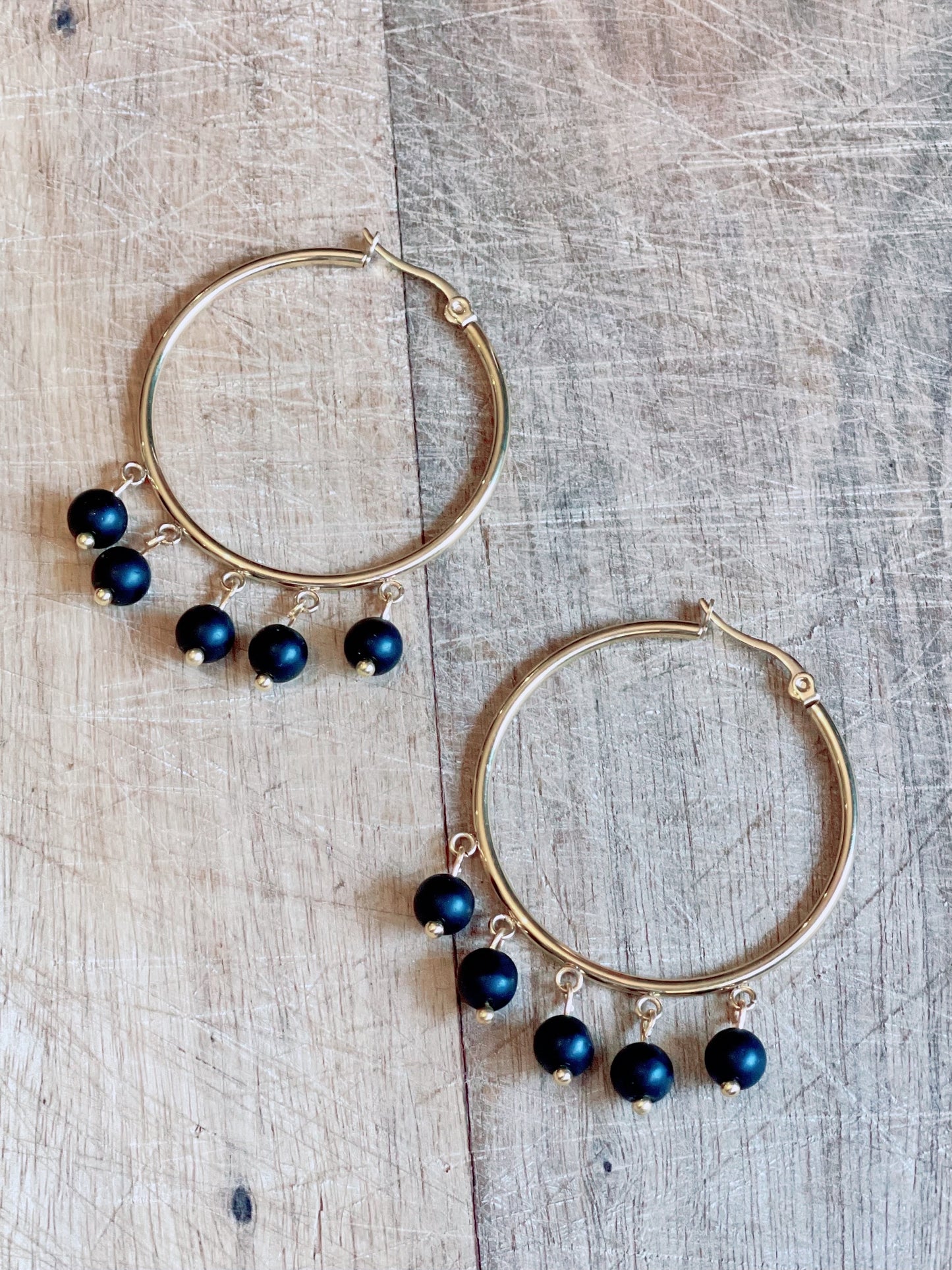 Black Matte hoops