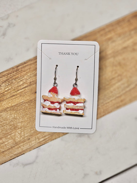 Strawberry Cake Earrings