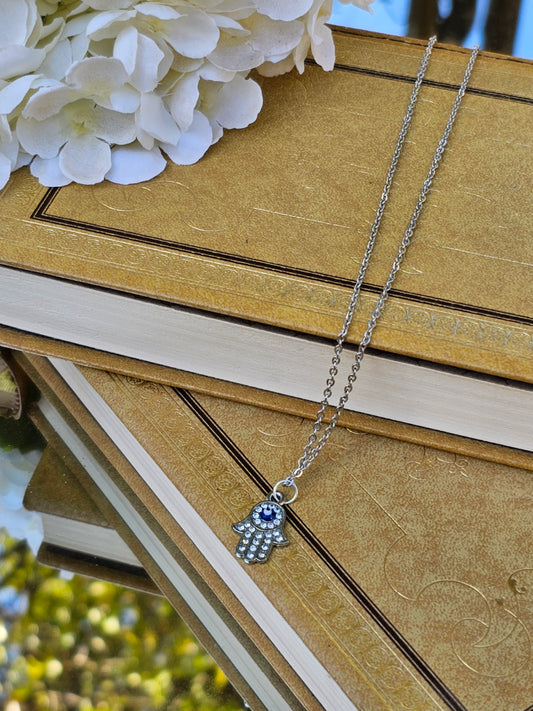 Evil Eye Stainless Steel Necklace