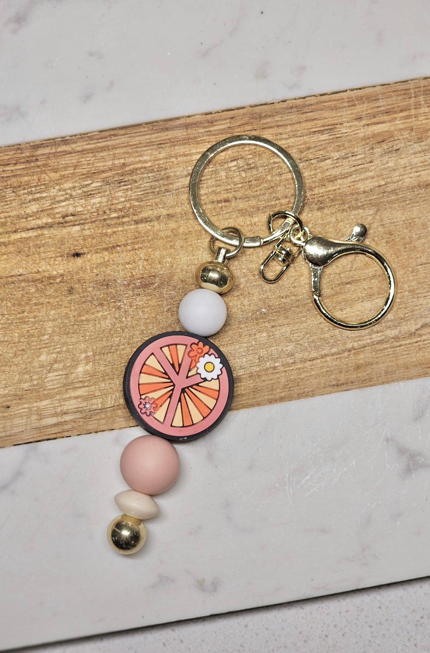 Peace Keychain