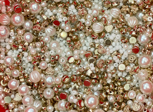 Pearl & metallic bead confetti